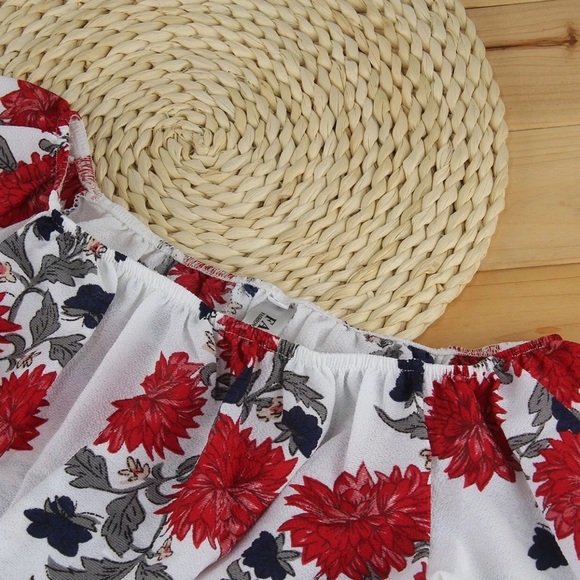 🌺SALE🌺FLORAL OFF THE SHOULDER MAXI DRESS- NEW🌺 - Picture 5 of 8